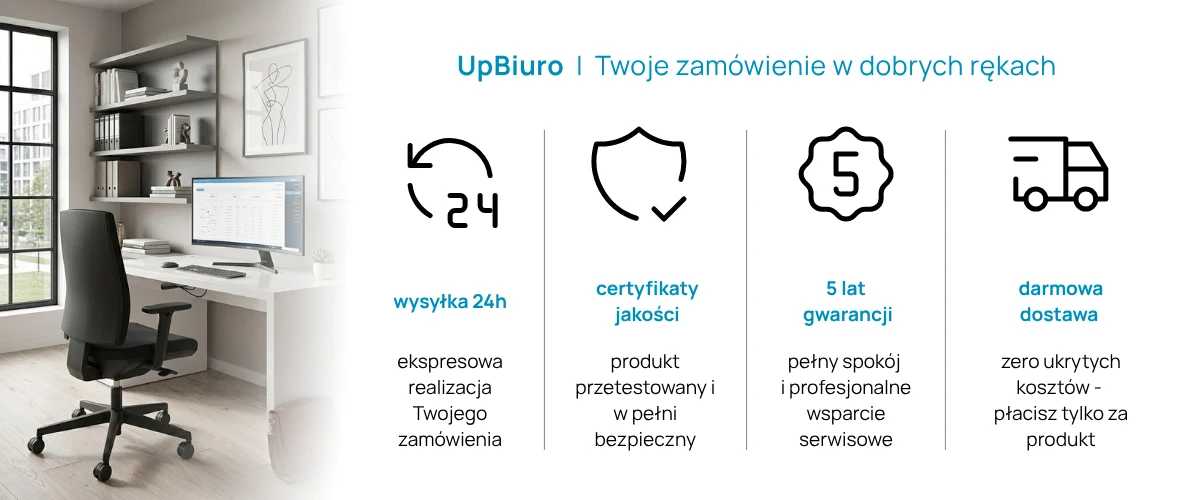 Fotel biurowy Bejot Corr - certyfikowana jakość i ergonomia, darmowa dostawa, wysyłka w 24h oraz 5 lat gwarancji.